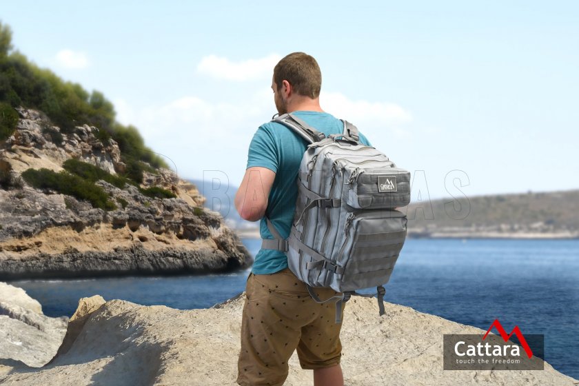 Rucksack Cattara 45l BLUE-GREY