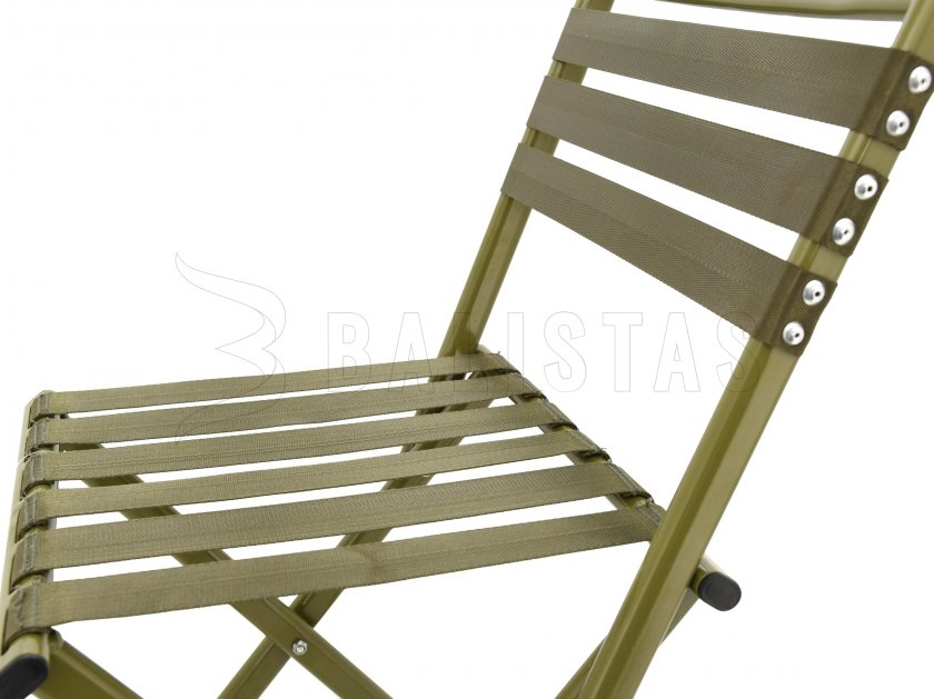 Camping-Klappstuhl Cattara NATURE mit Rückenlehne