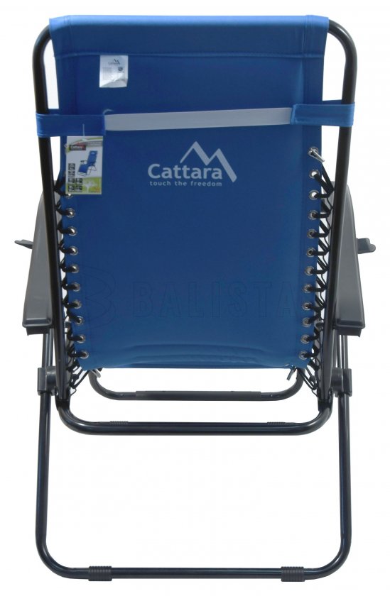 Camping-Klappstuhl verstellbar Cattara LIVORNO blau