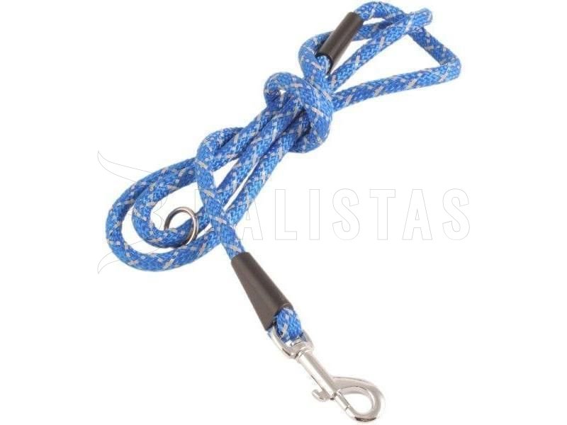 Leine Dogtrace reflektierend 10mm 150cm blau
