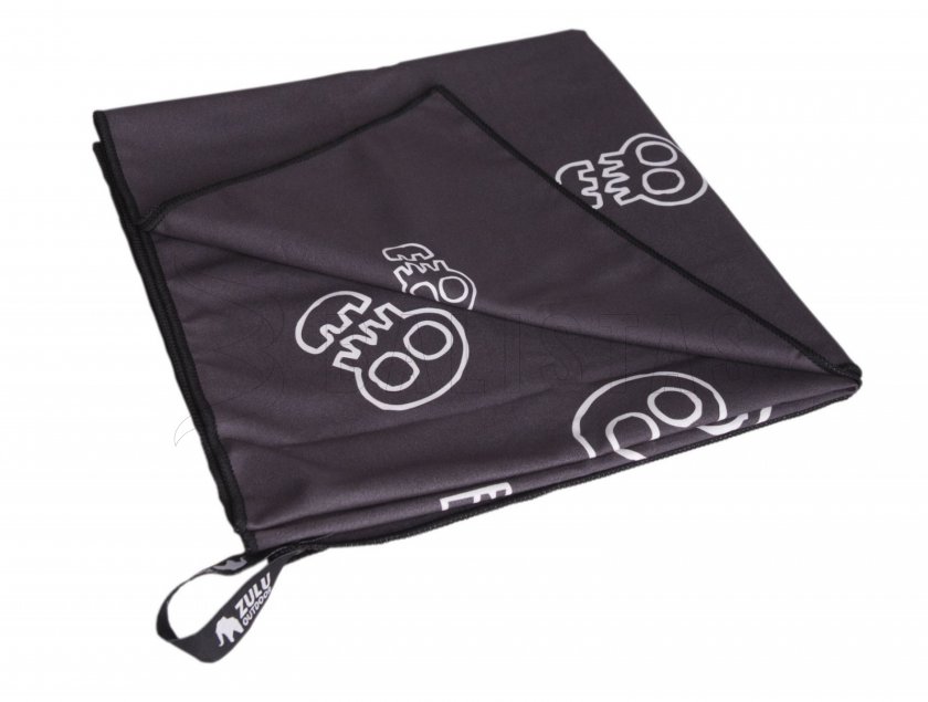 Handtuch Zulu Light L 60x120cm Totenköpfe
