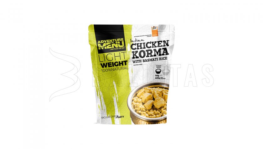 Hähnchen Korma mit Basmati-Reis Adventure Menu Lightweight