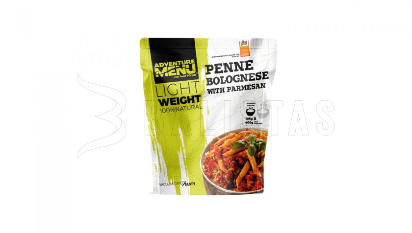 Penne mit Bolognese-Sauce und Parmesan Adventure Menu Lightweight