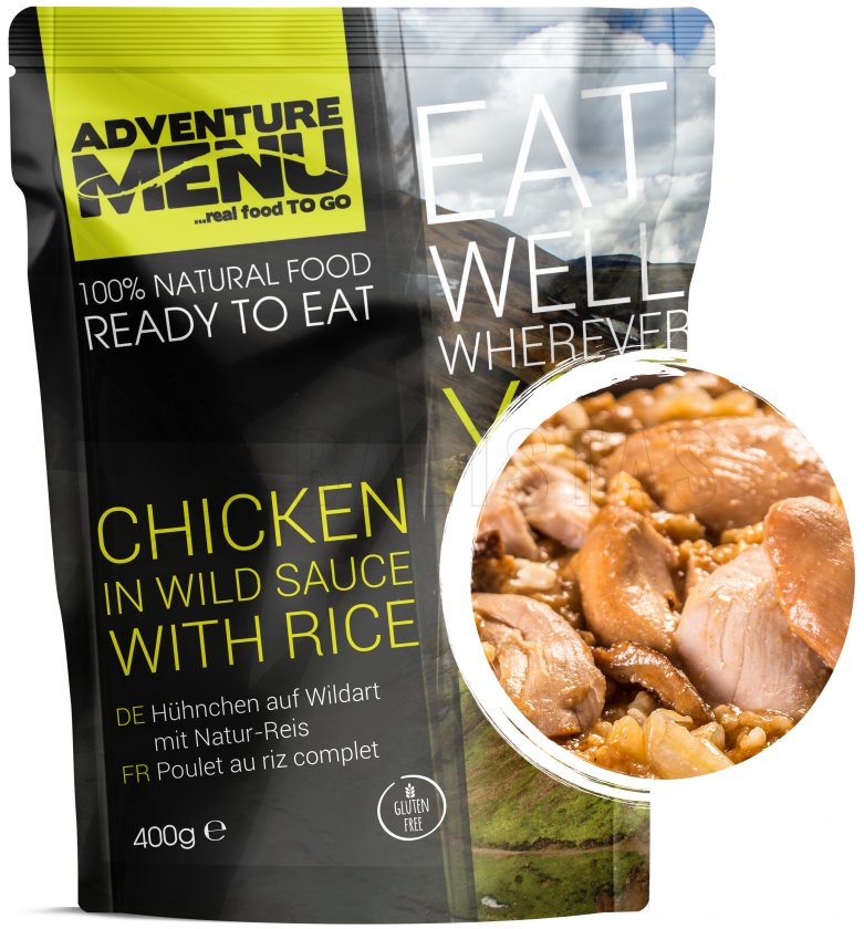 Menu III – Schweinskotelett + Wildhuhn Adventure Menu