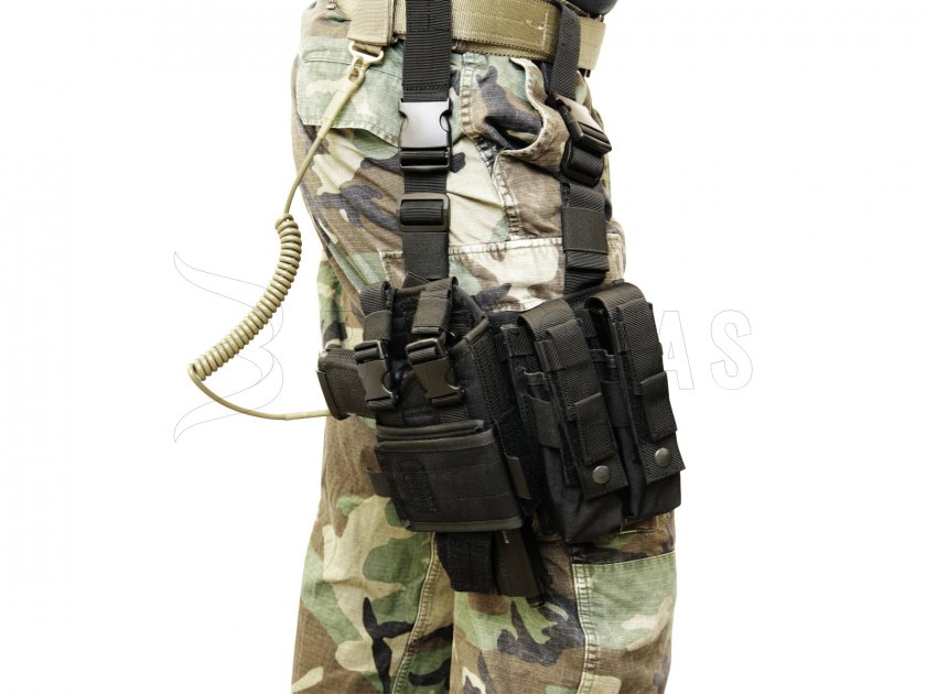 ASG Oberschenkelholster schwarz