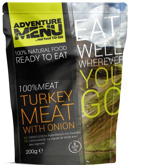 Truthahnfleisch mit Zwiebeln Adventure Menu