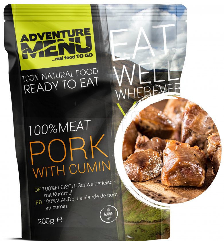 Schweinefleisch mit Kümmel Adventure Menu