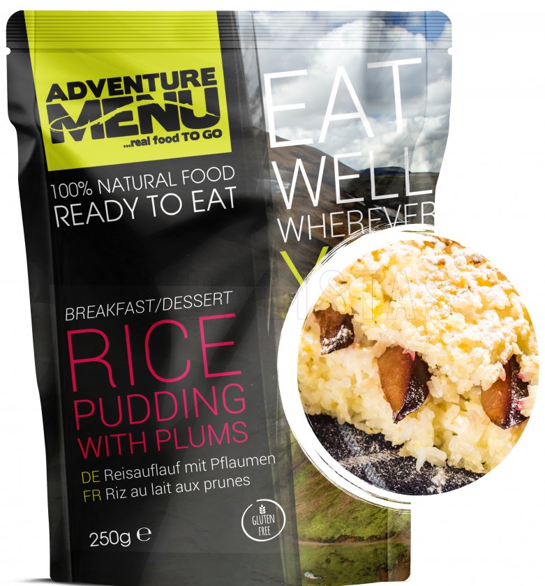 Reisauflauf mit Pflaumen Adventure Menu