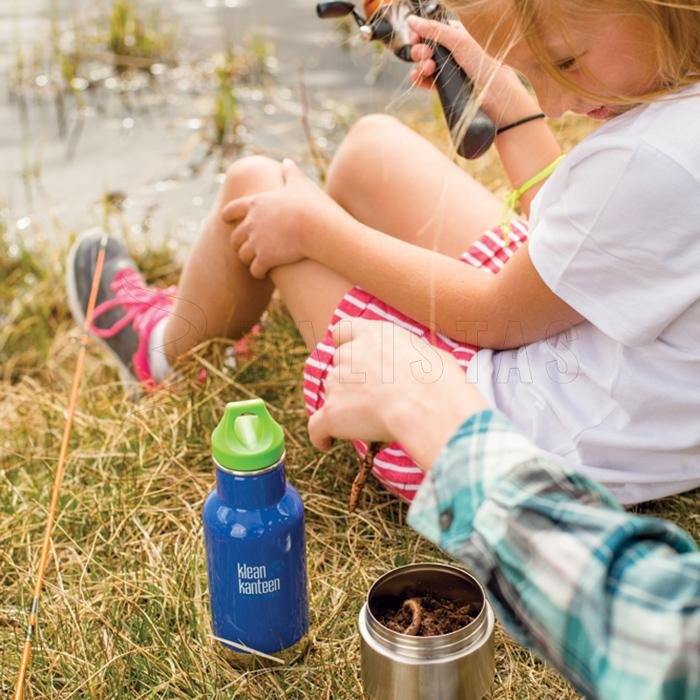 Kinder-Thermosflasche Klean Kanteen Classic Loop 355ml Edelstahl