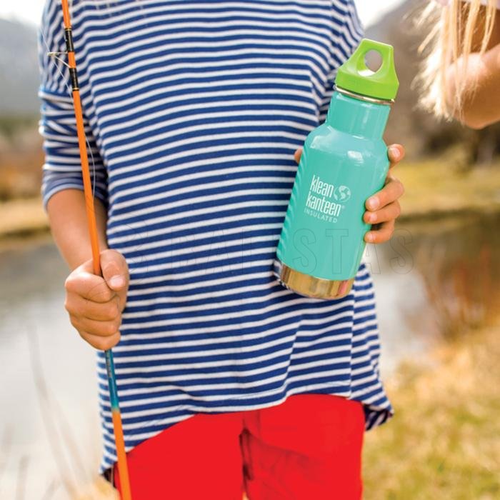 Kinder-Thermosflasche Klean Kanteen Classic Loop 355ml Edelstahl