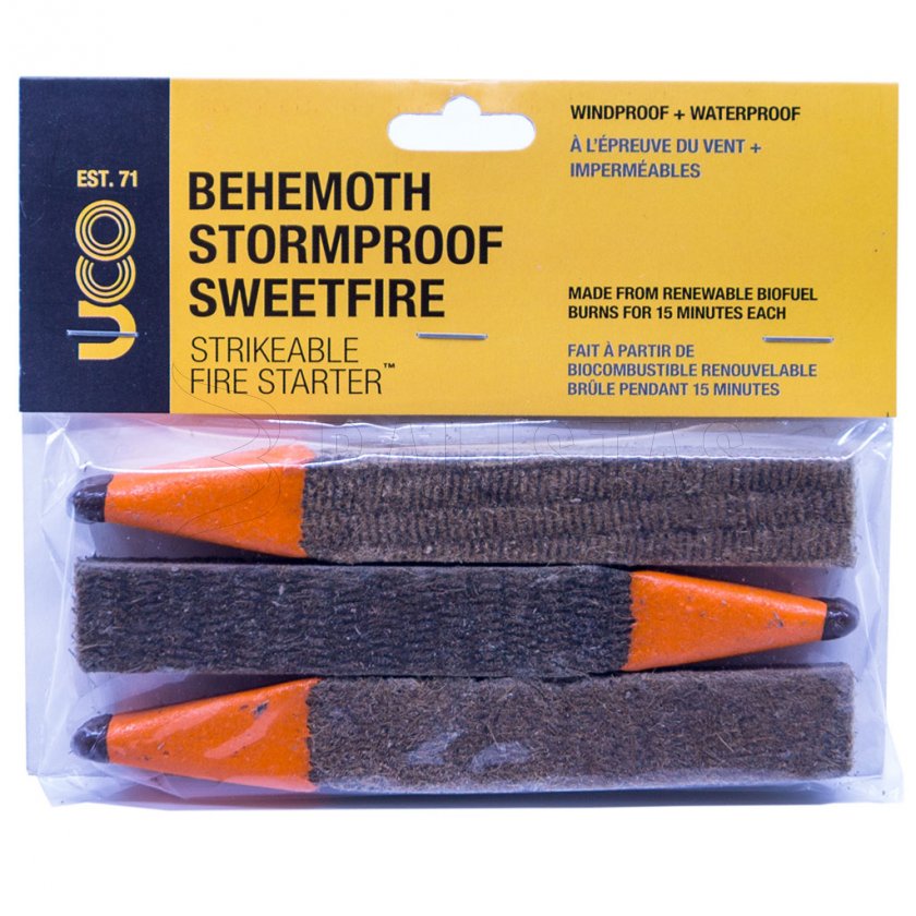 Anzünder UCO Behemoth Stormproof SweetFire 3Stk