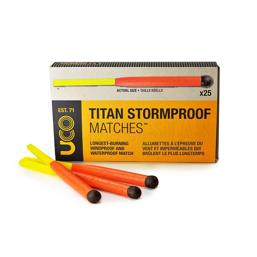 Sturmstreichhölzer UCO Titan Stormproof Matches 25Stk.