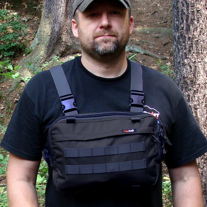 Hrudtasche Jubö Front Bag Survival schwarz