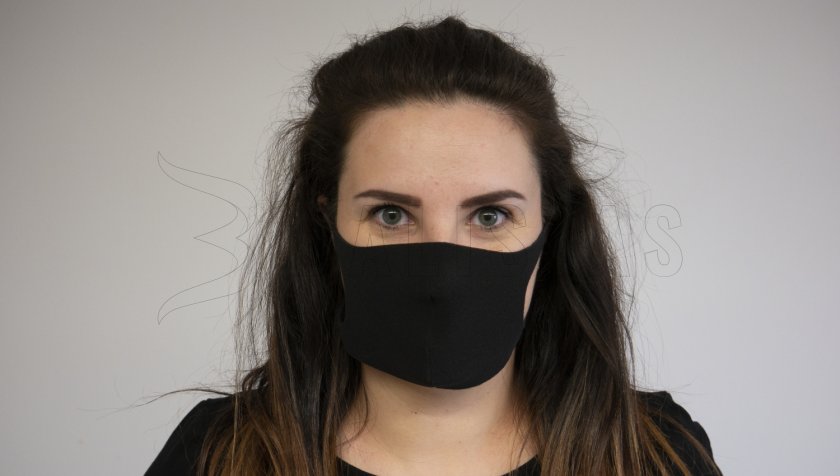 Mund-Nasen-Maske schwarz