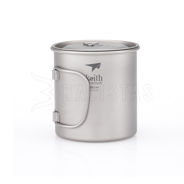 Titanium Keith Becher mit Deckel 550ml