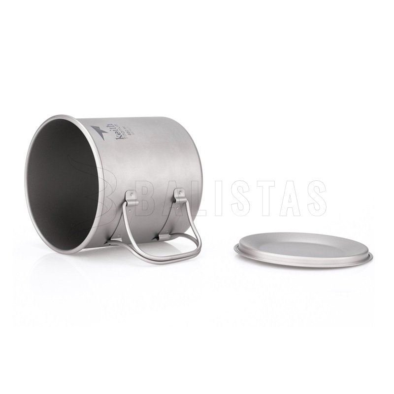 Titanium Keith Becher mit Deckel 650ml