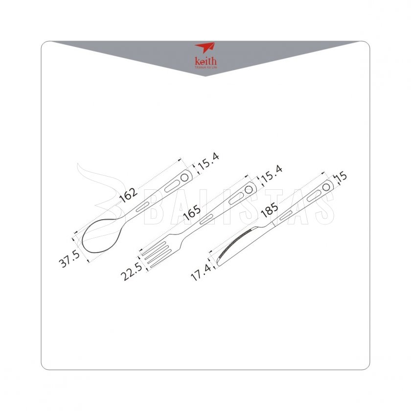 Titan-Besteck Keith Cutlery Set