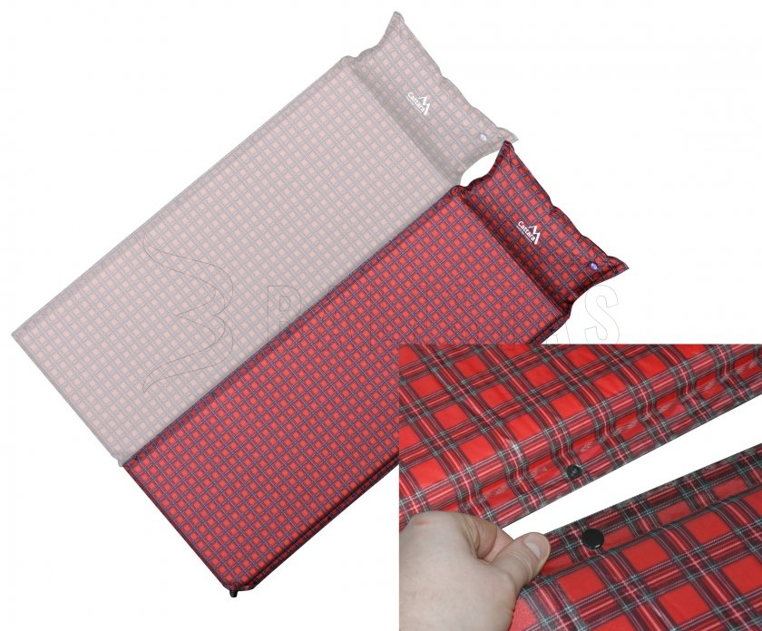 Selbstaufblasende Isomatte Kilt 3,8cm mit Kopfkissen