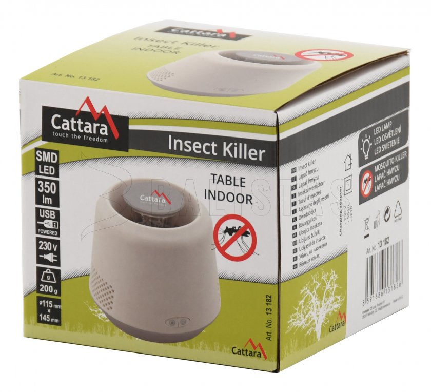 USB-Lampe und Insektenfänger Cattara Table Indoor