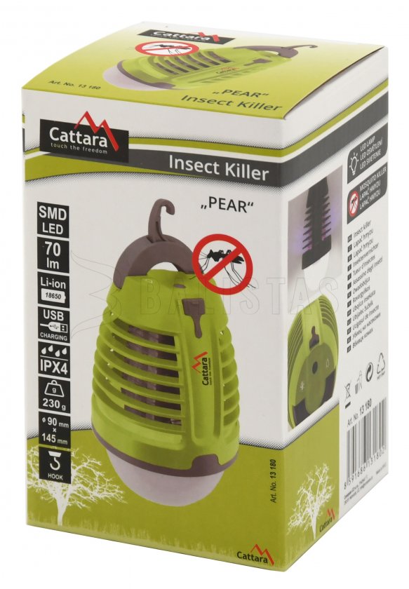 USB-Lampe und Insektenfänger Cattara Pear