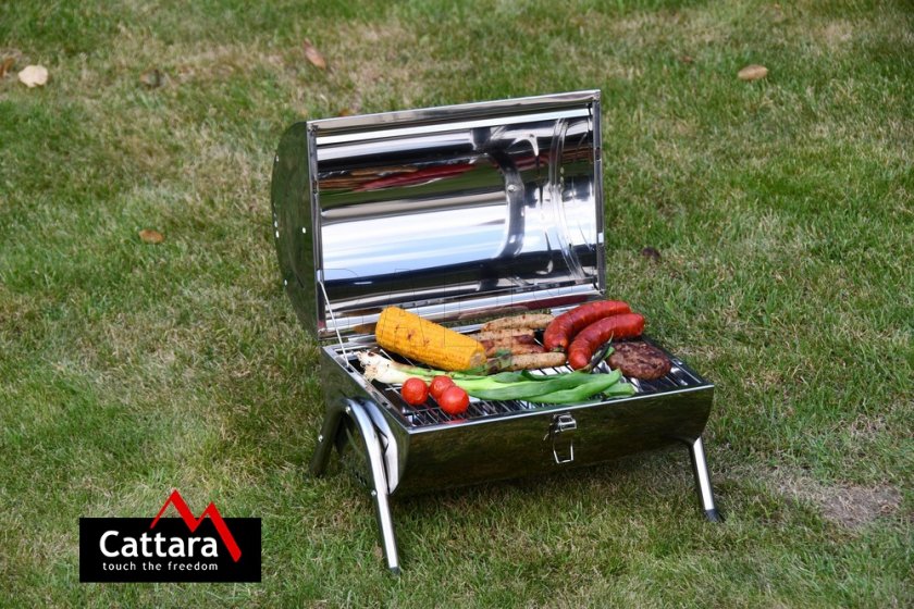Cattara Double Tischgrill für Holzkohle