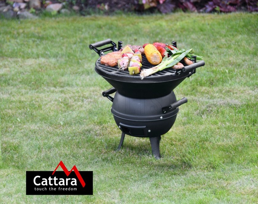 Holzkohlegrill gusseisern Cattara Brindisi 35cm