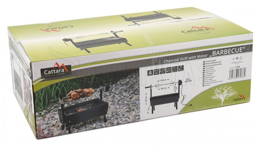Grill Cattara Barbeque mit Drehspieß