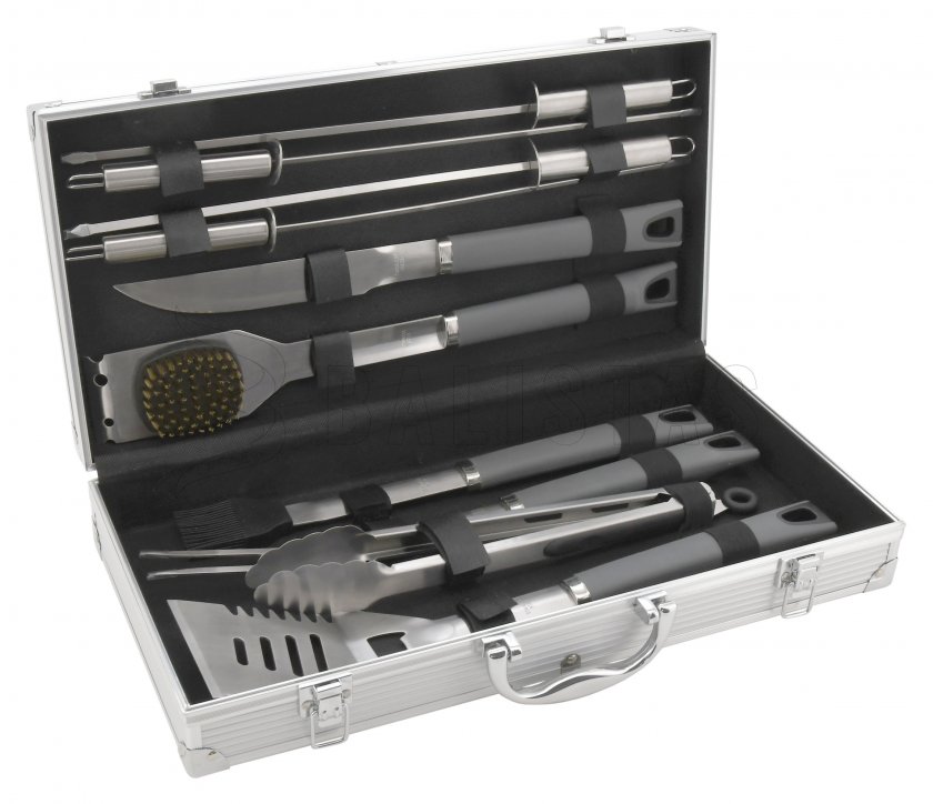 Grillbesteck Cattara Grey Line Set 11-tlg.
