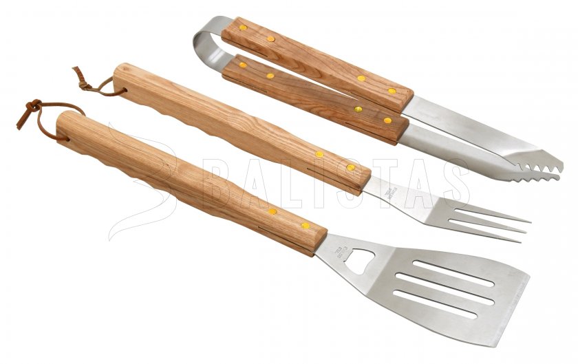 Grillbesteck Cattara Wood Set 3 Stück