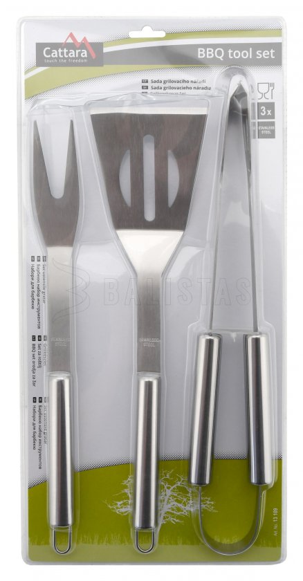 Grillwerkzeug Cattara BBQ Set 3-tlg.