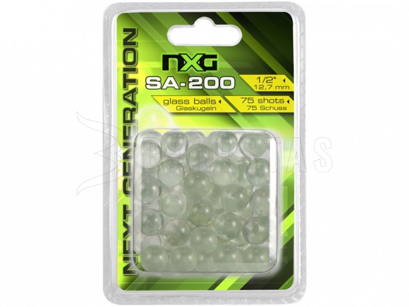 Glaskugeln für Schleuder NXG SA-200 12,7mm 75Stk