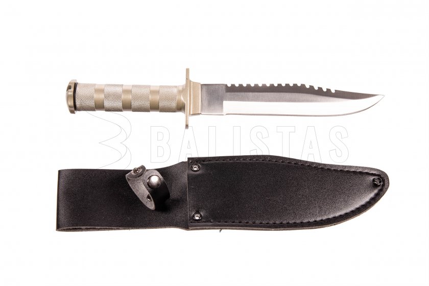Survival Messer Fox Outdoor mit Lederscheide 5