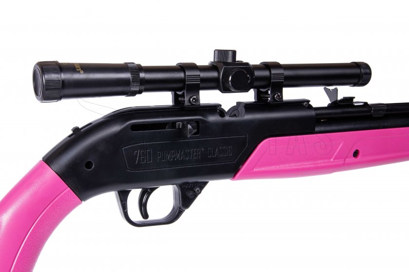 Luftgewehr Crosman Pumpmaster 760 SET 4,5mm rosa