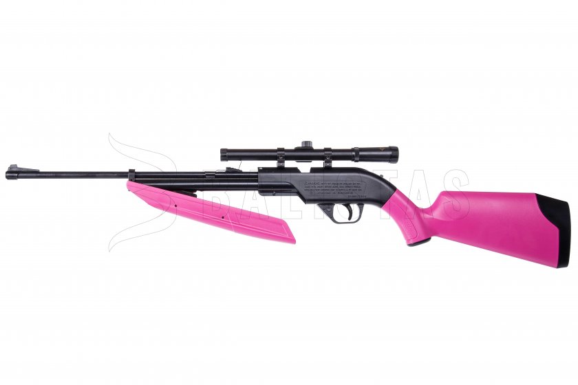 Luftgewehr Crosman Pumpmaster 760 SET 4,5mm rosa