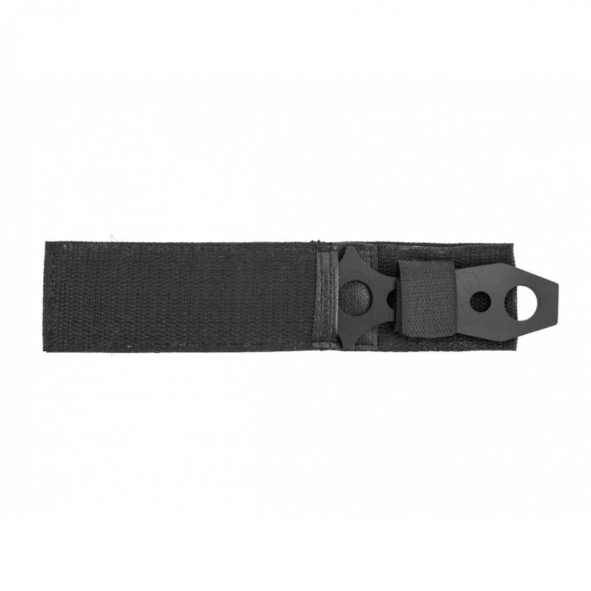 Wurfmesser Fox Outdoor 22,5cm mit Scheide, schwarz