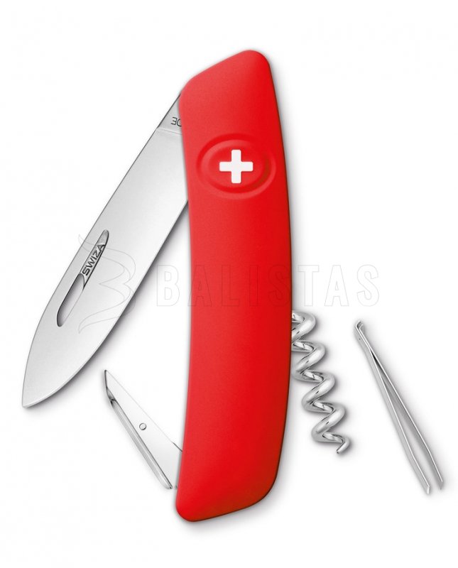 Schweizer Taschenmesser Swiza D01 rot