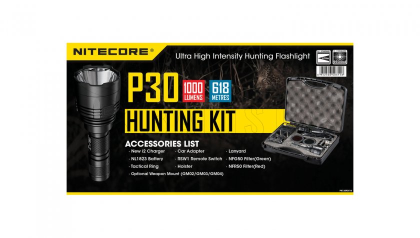 Nitecore P30 Jagd-Set