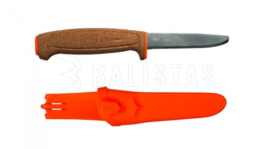 Messer Morakniv Floating Serrated Knife Orange