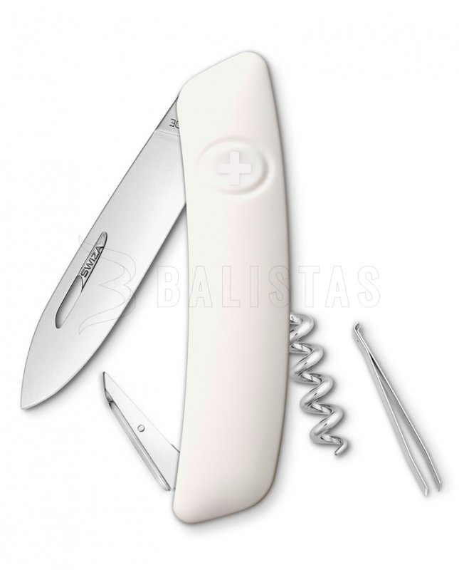 Schweizer Taschenmesser Swiza D01 weiß