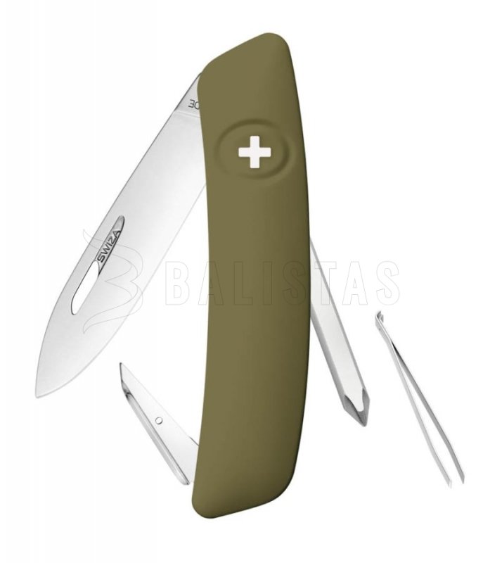 Schweizer Taschenmesser Swiza D02 olivgrün