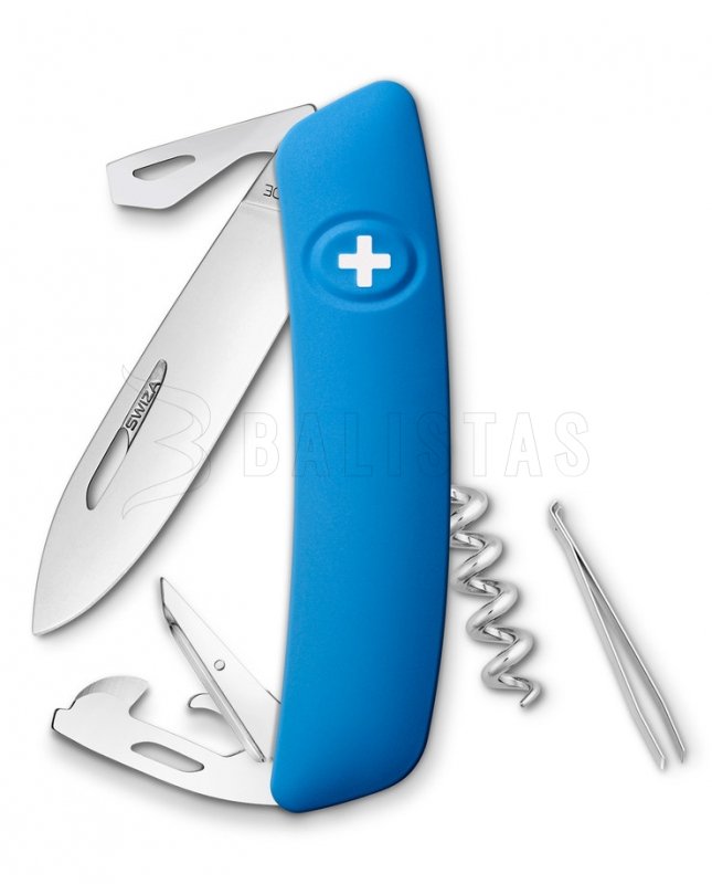 Schweizer Taschenmesser Swiza D03 blau