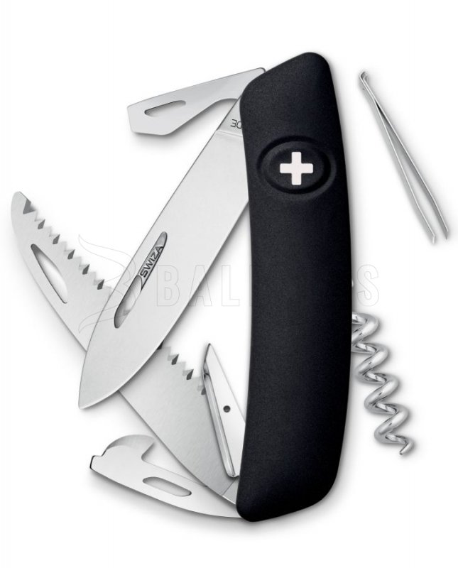 Schweizer Taschenmesser Swiza D05 schwarz