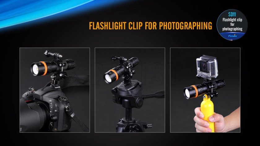 Taucher-LED-Taschenlampe Fenix SD11