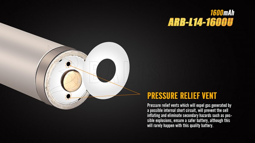 Wiederaufladbare USB AA Batterie Fenix ARB-L14-1600U