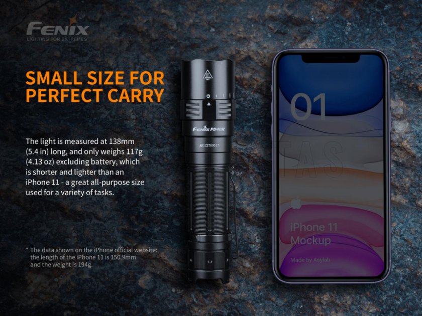 Taschenlampe Fenix PD40R V2.0