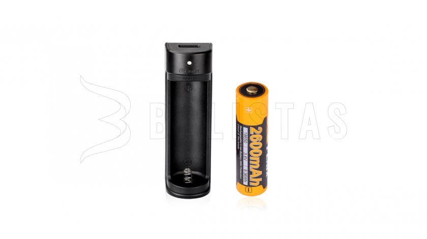 USB-Ladegerät Fenix ARE-X1 + 18650 (2600 mAh)