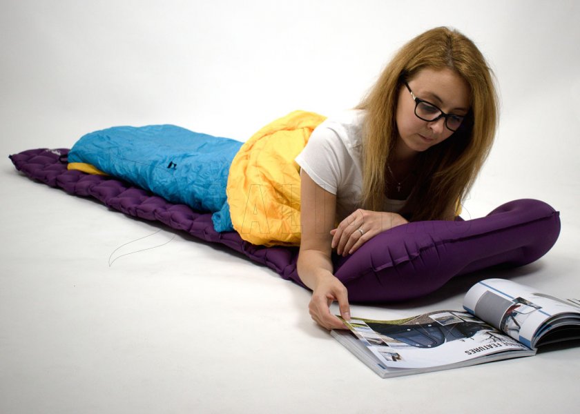 Aufblasbare Isomatte Zulu Timi 5cm violett