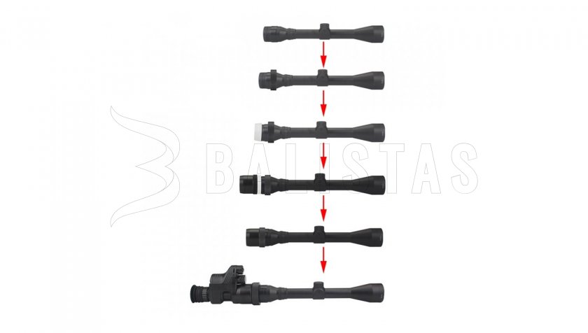 Schnellspann-Objektivadapter für PARD NV007V und NV007A (36mm - 47mm)