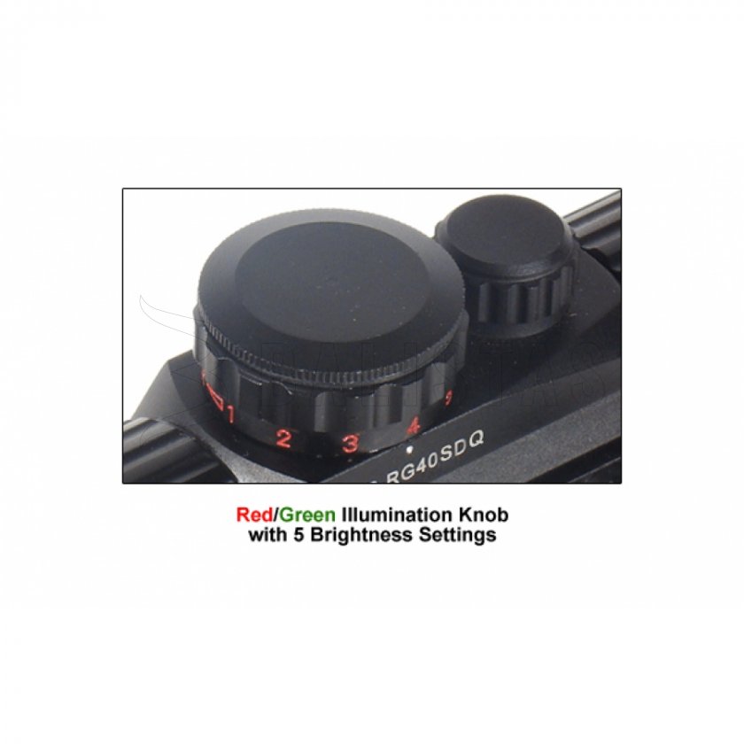 Leuchtpunktvisier Leapers UTG RG40SDQ 30mm