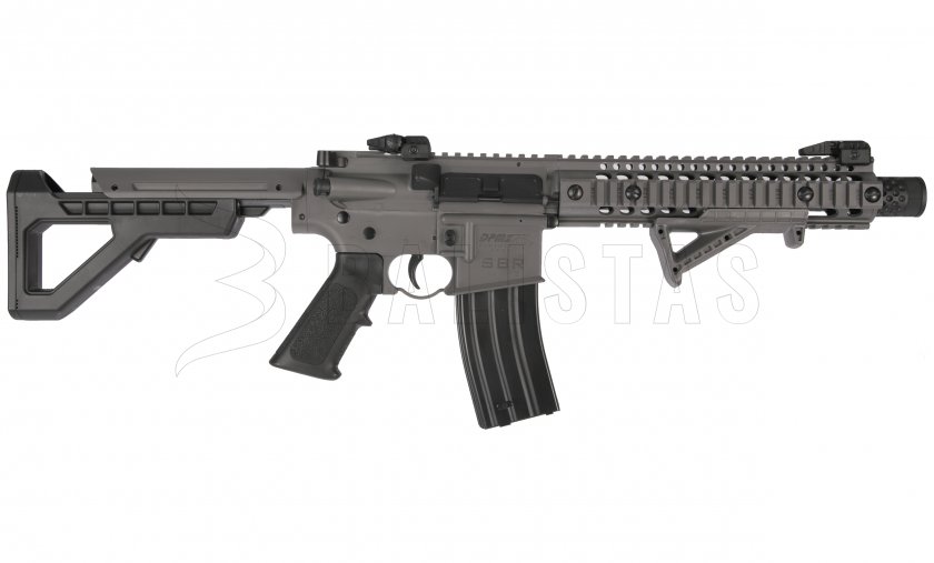 Luftgewehr Crosman DPMS SBR Full Auto 4,5mm grau